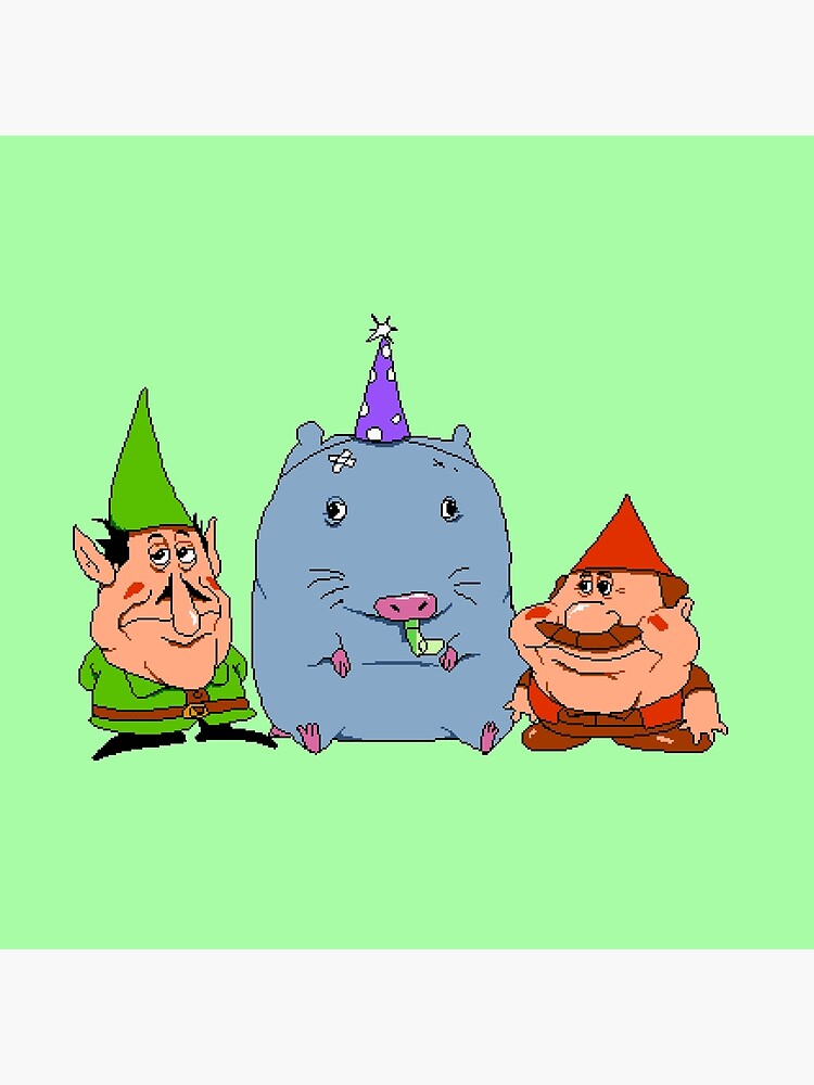 Lario Pizza Tower Gnome Forest Meme Throw Pillow - Image 2