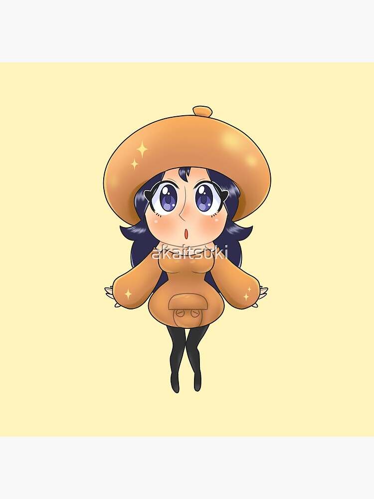 Mushroom Gal Pizza Tower Throw Pillow - Image 2