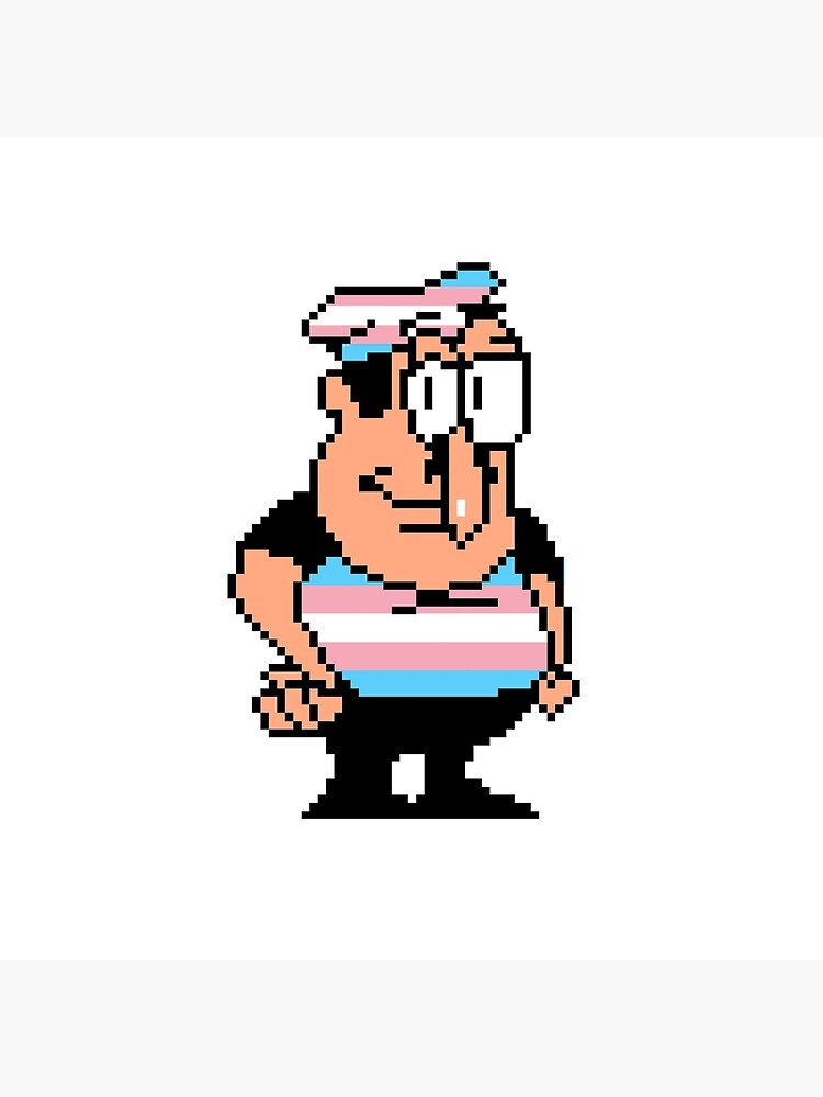Trans Peppino Trans Peppino Throw Pillow - Image 2