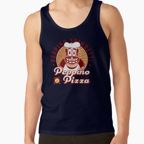 Peppino Pizza Emblem Tank Top - Image 5