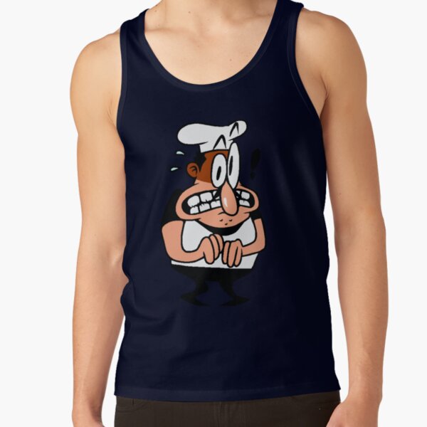 Stressed Peppino Pizza Tower Tank Top - Image 5