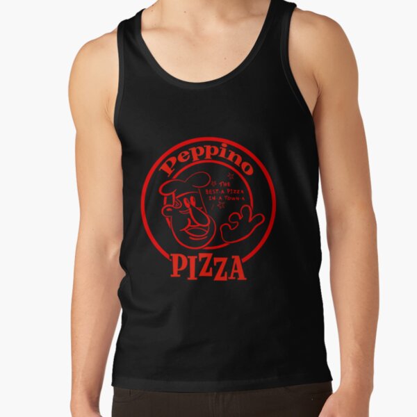 Peppino Pizza The Best A Pizza In A Town A Tank Top - Image 2
