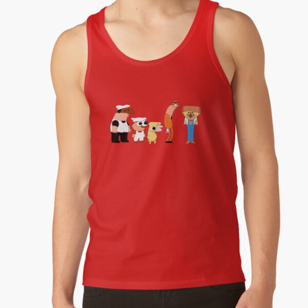 Pizza Tower Friends Tank Top - Image 4