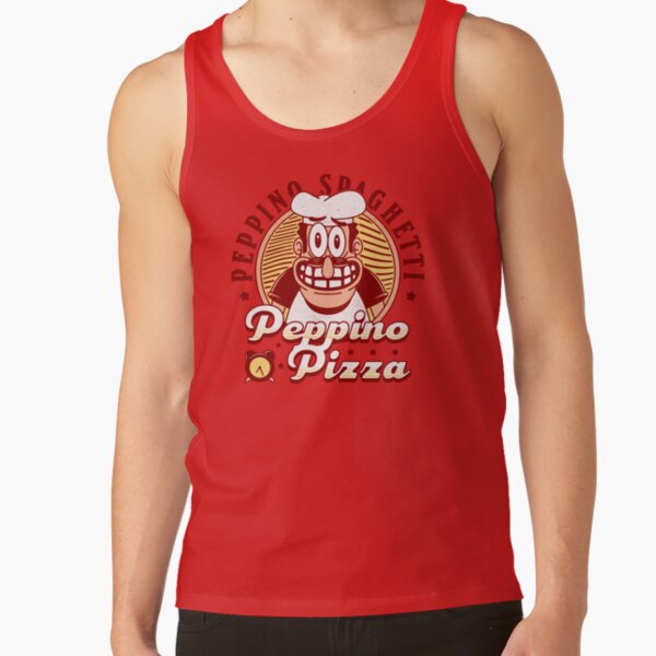 Peppino Pizza Emblem Tank Top - Image 4