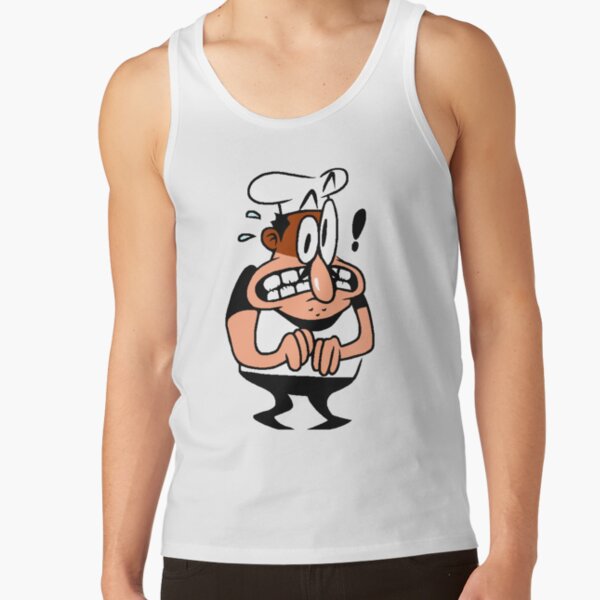 Stressed Peppino Pizza Tower Tank Top - Image 2