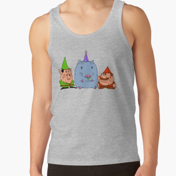 Lario Pizza Tower Gnome Forest Meme Tank Top - Image 3
