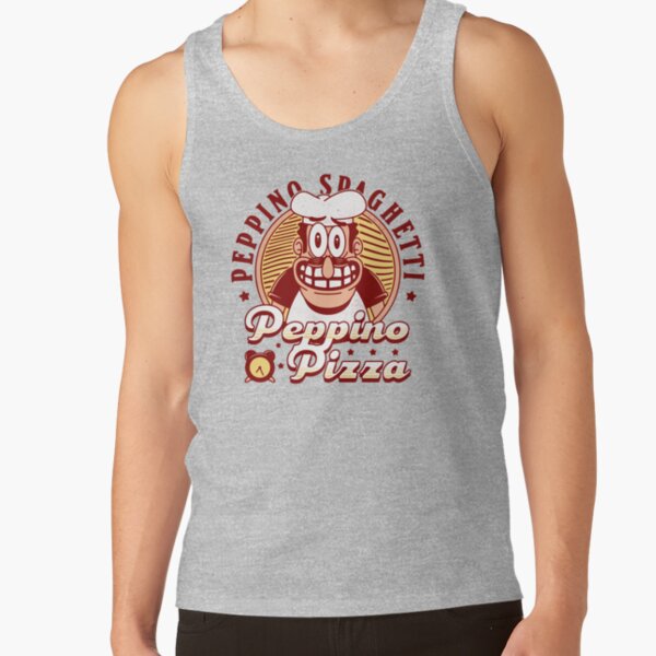 Peppino Pizza Emblem Tank Top - Image 3
