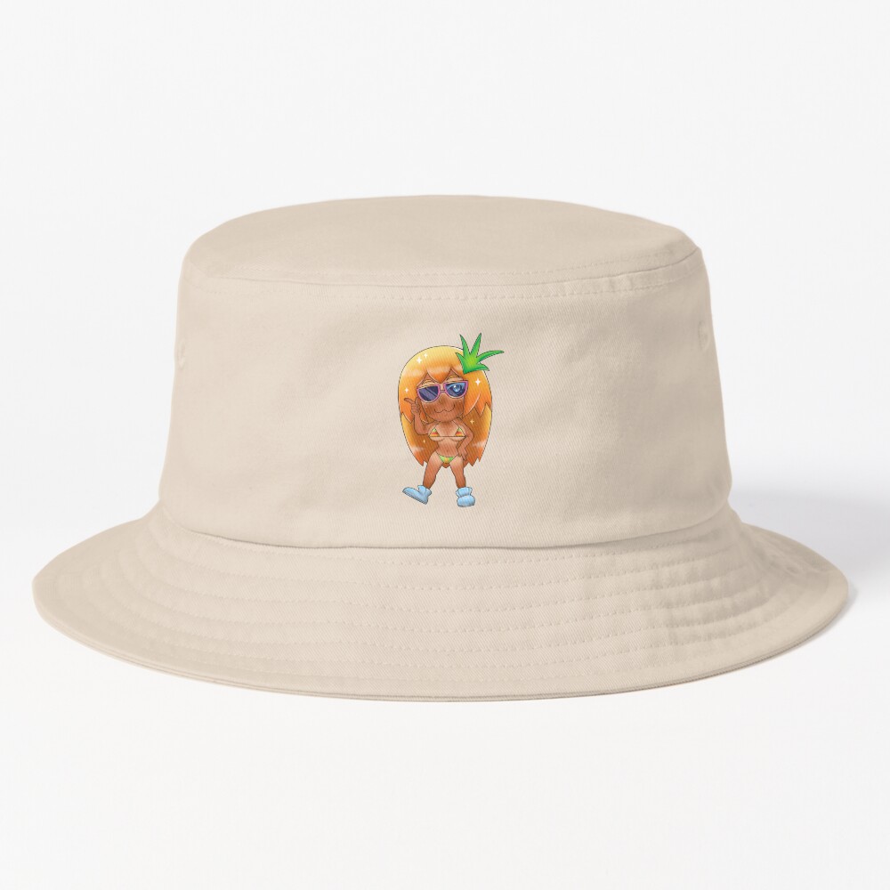 Pineapple Gal Pizza Tower Bucket Hat