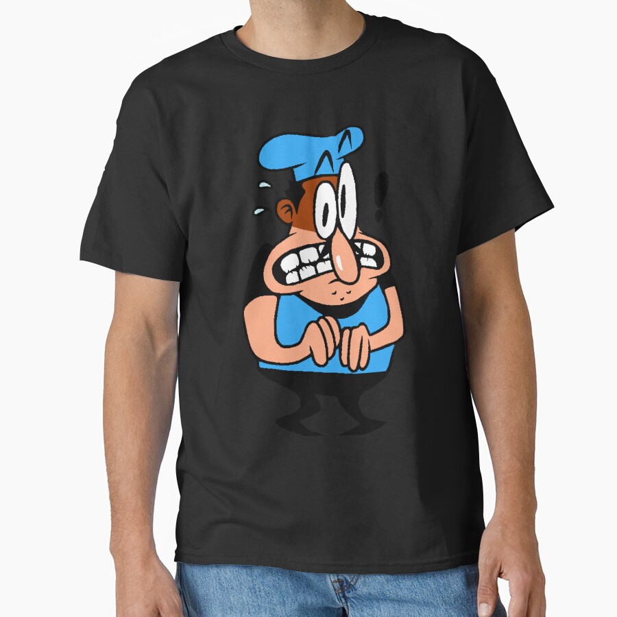 Stressed Peppino Sage 2019 Pizza Tower T-shirt - Image 2