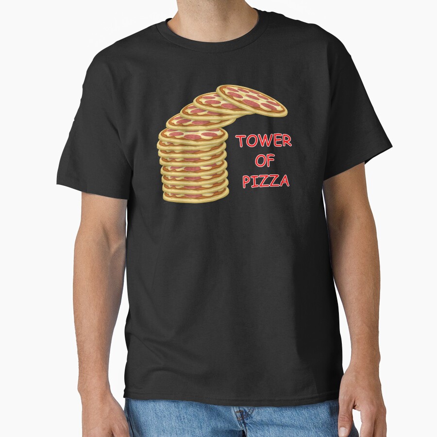 Tower Of Pizza T-shirt