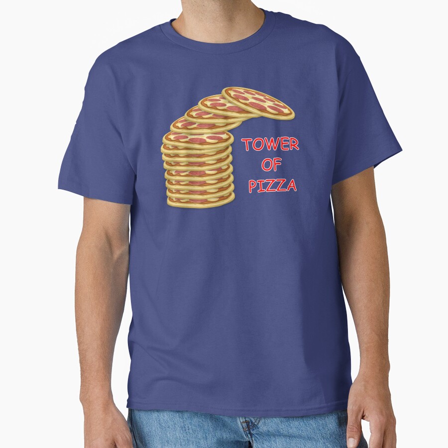 Tower Of Pizza T-shirt - Image 4