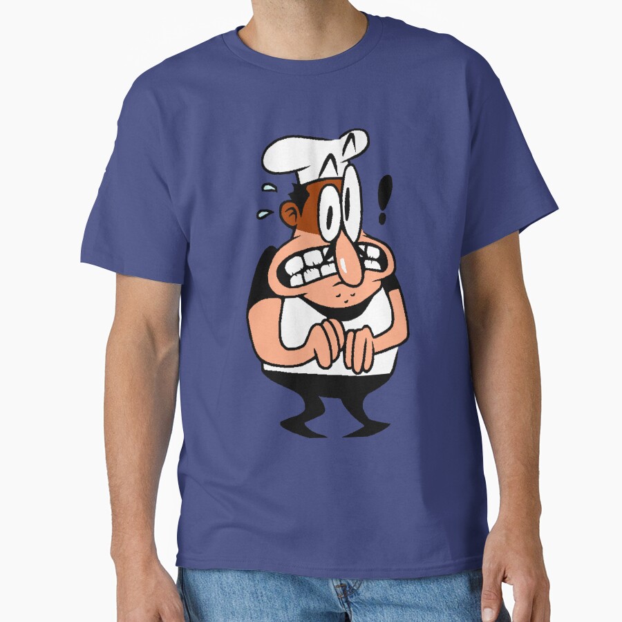 Stressed Peppino Pizza Tower T-shirt - Image 4