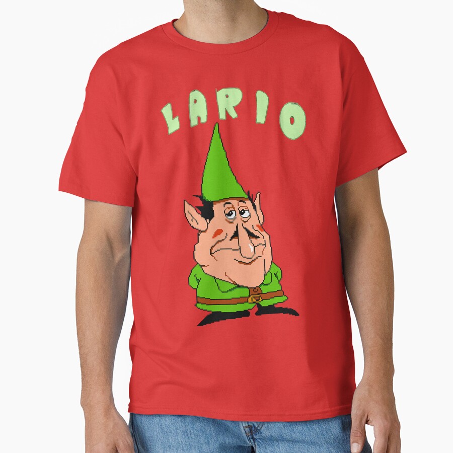 Lario Pizza Tower Meme Green T-shirt - Image 5