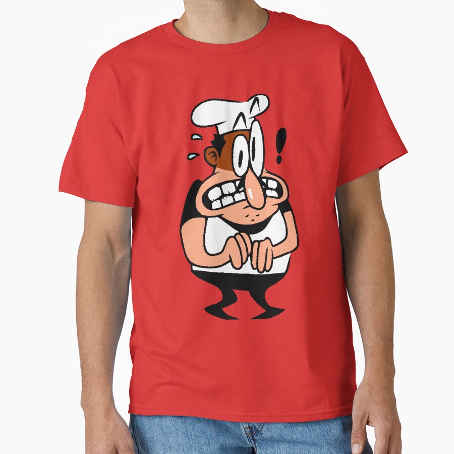 Stressed Peppino Pizza Tower T-shirt - Image 5