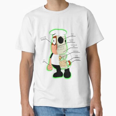 ssrcoclassic teemens 02fafafaca443f4786frontproduct squarex1000 37 - Pizza Tower Merch