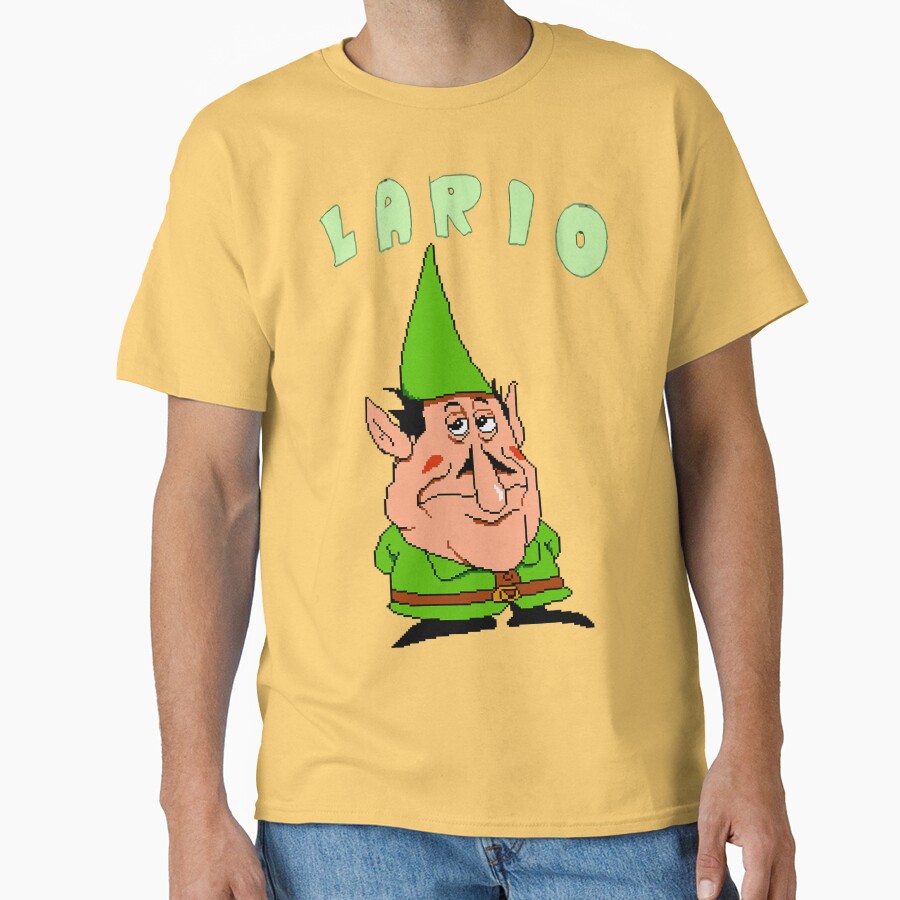 Lario Pizza Tower Meme Green T-shirt - Image 6