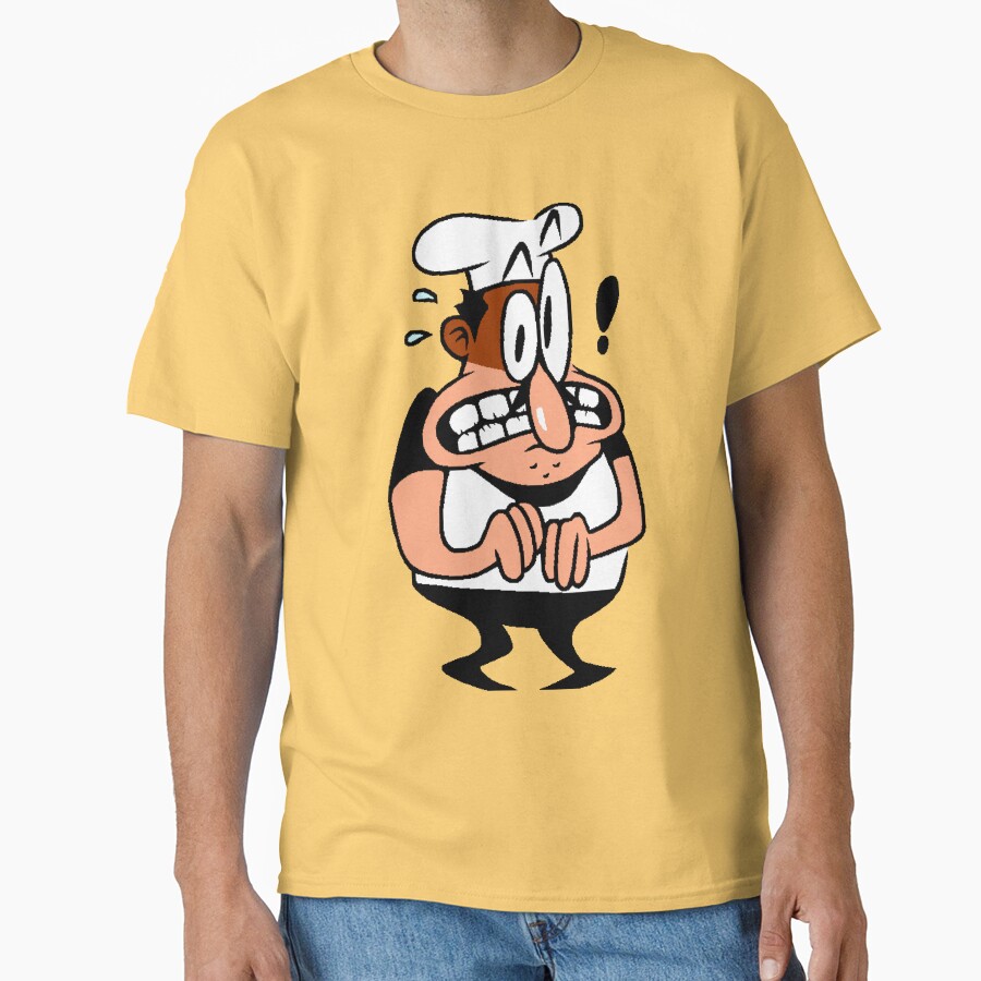 Stressed Peppino Pizza Tower T-shirt - Image 6