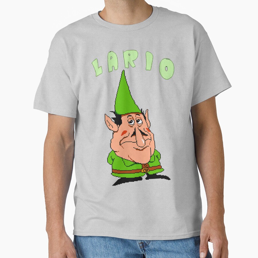 Lario Pizza Tower Meme Green T-shirt - Image 3