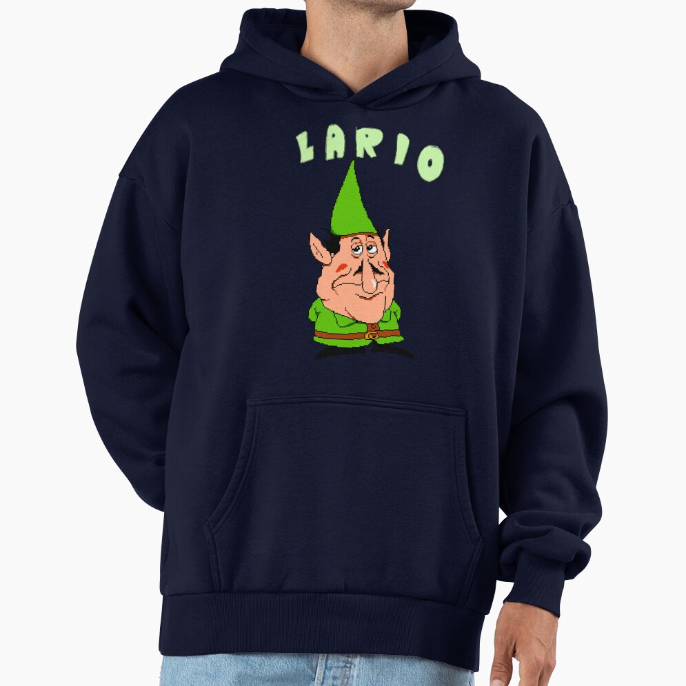Lario Pizza Tower Meme Green Hoodie - Image 5
