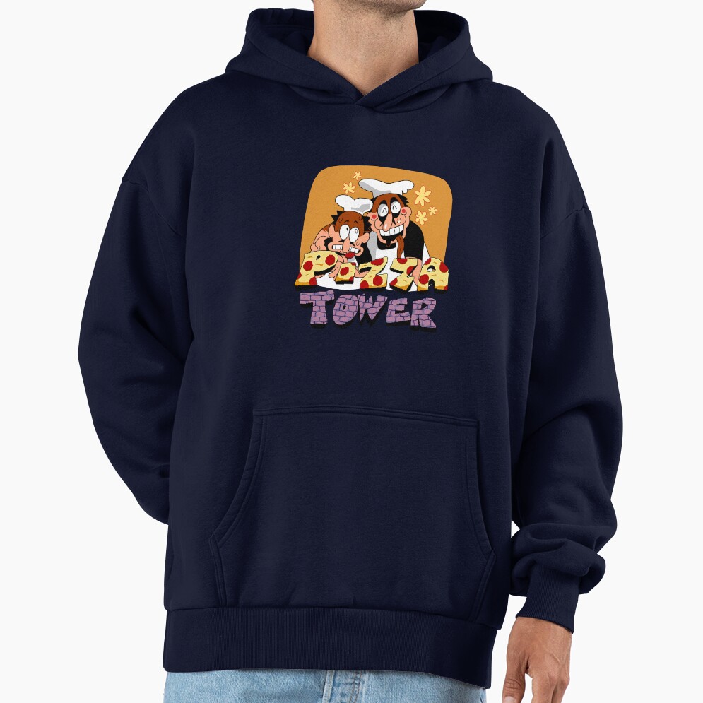 Pizza Tower Graphic Art Hoodie - Image 5