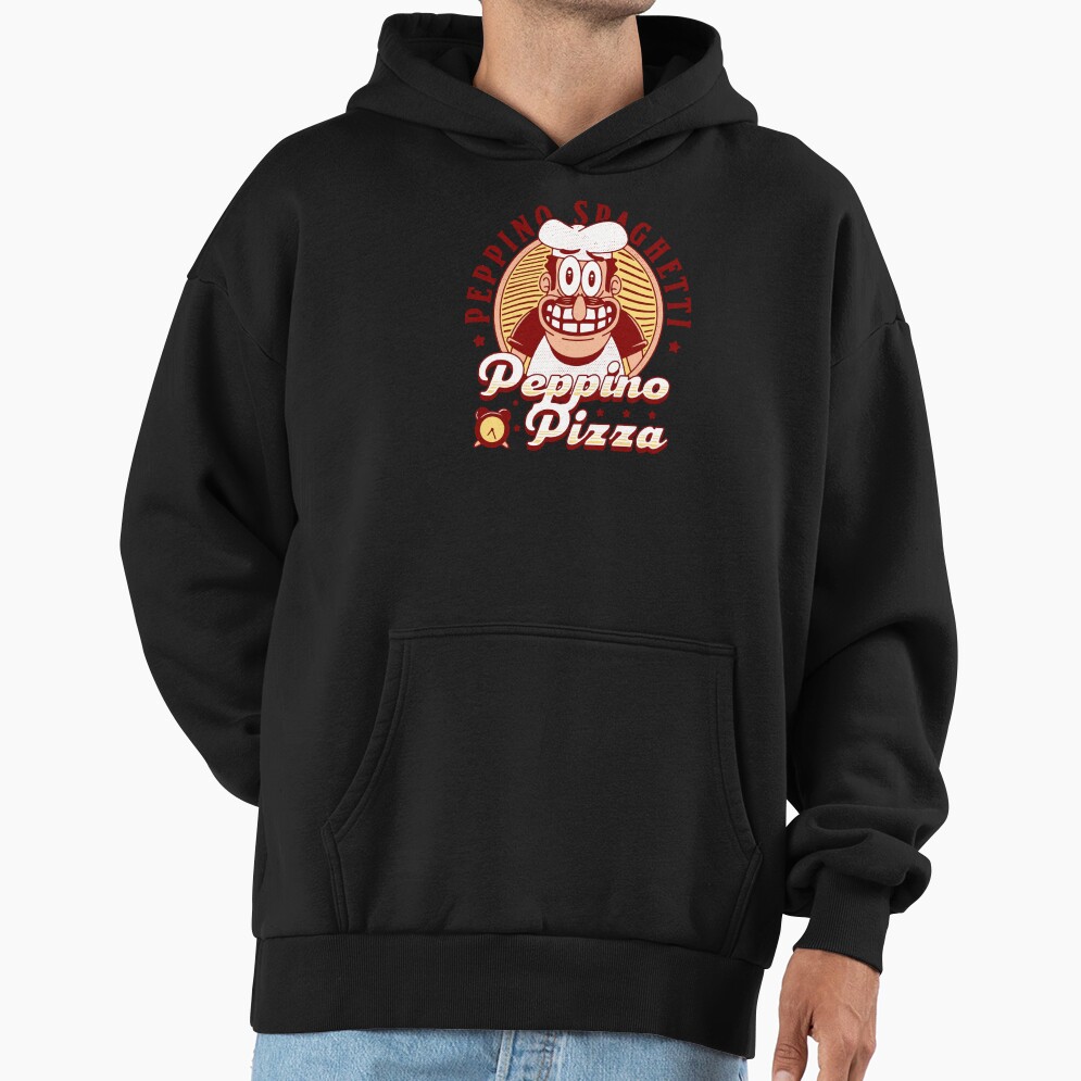 Peppino Pizza Emblem Hoodie - Image 2
