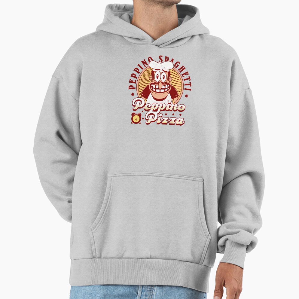 Peppino Pizza Emblem Hoodie - Image 4