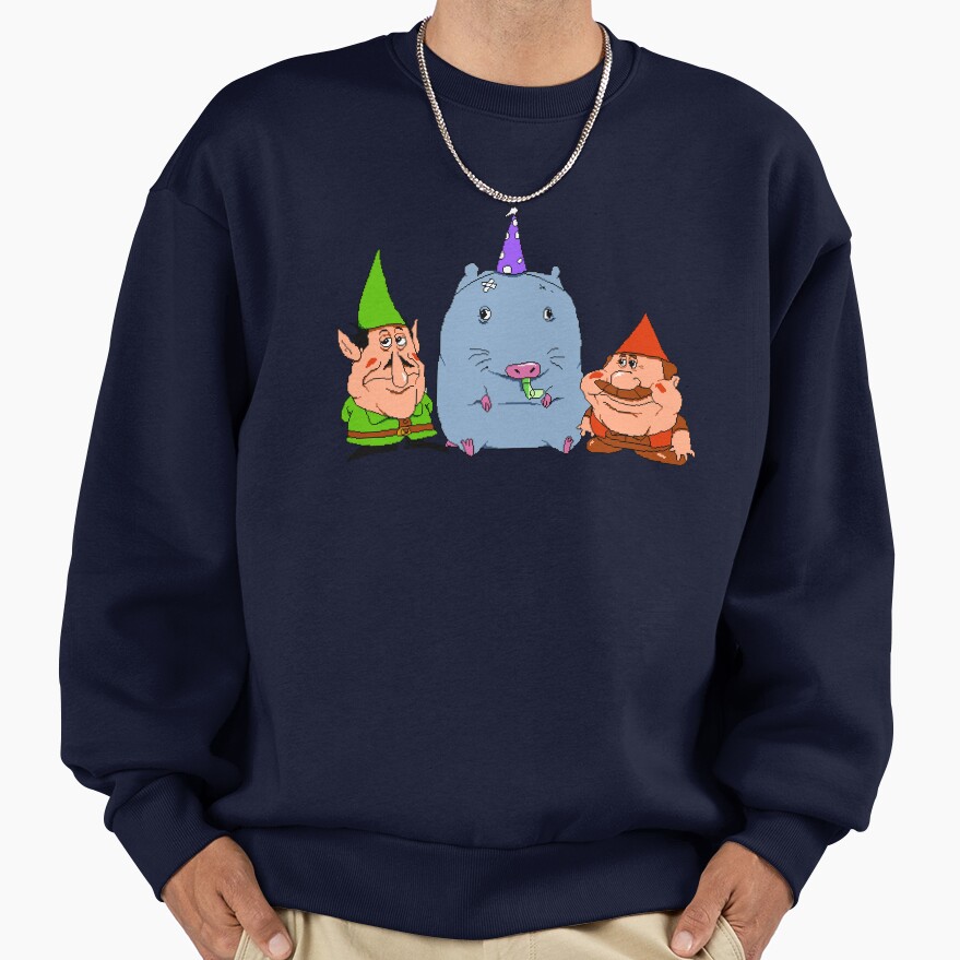 Lario Pizza Tower Gnome Forest Meme Sweatshirt - Image 5
