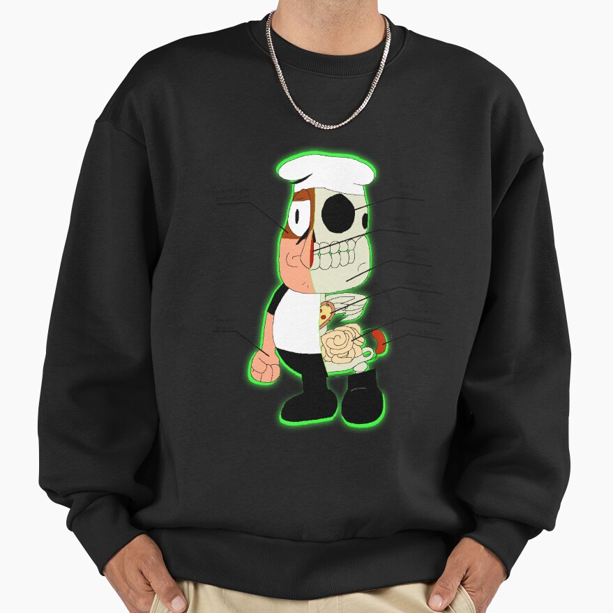 Anatomy Pizza Tower Peppino Sweatshirt - Image 3