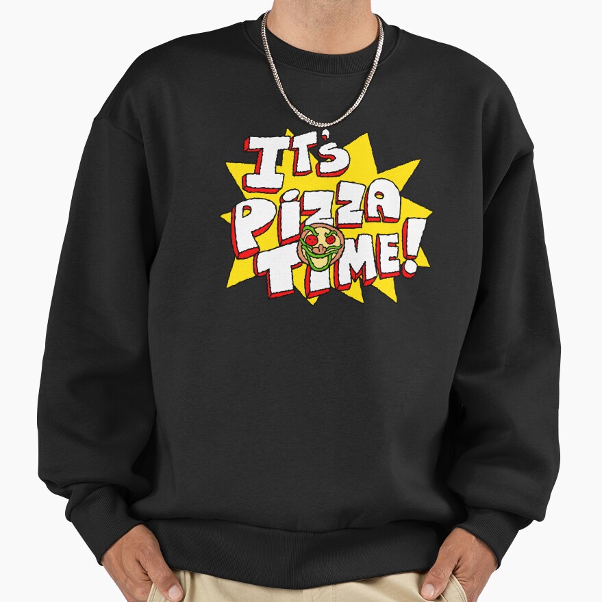 Pizza Time V2 Sweatshirt - Image 3