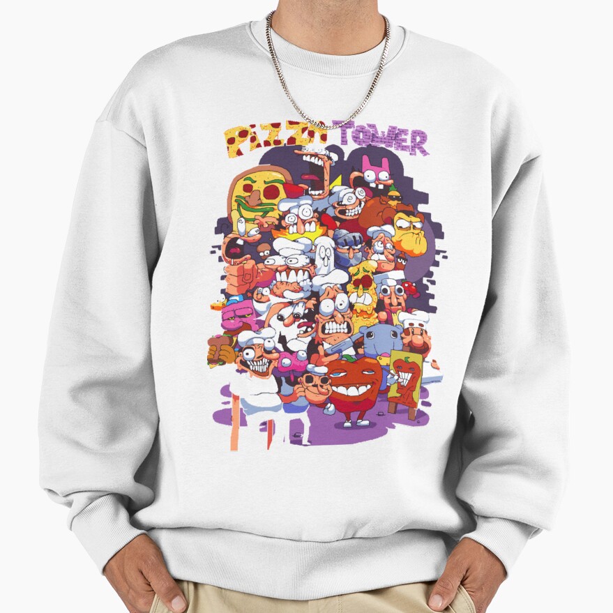 Pizza Tower All Characters Sweatshirt