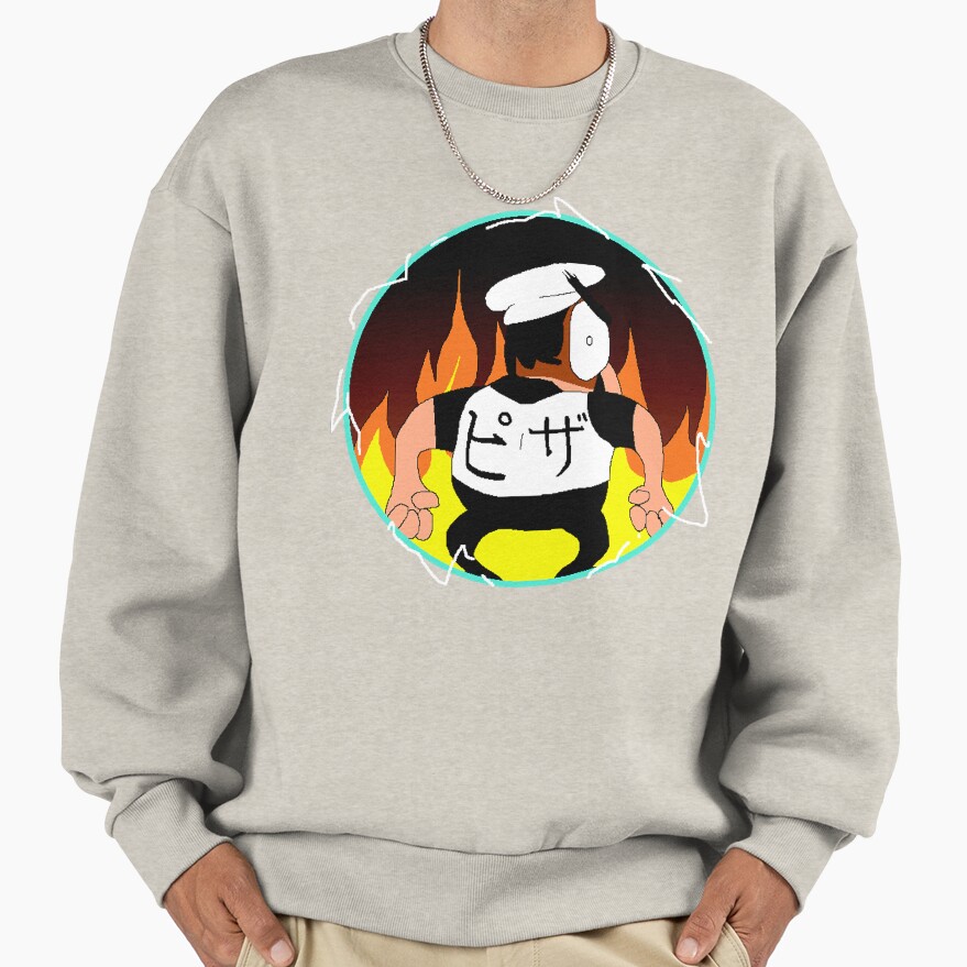 Messatsu Pizza Tower Peppino Fire Sweatshirt - Image 3