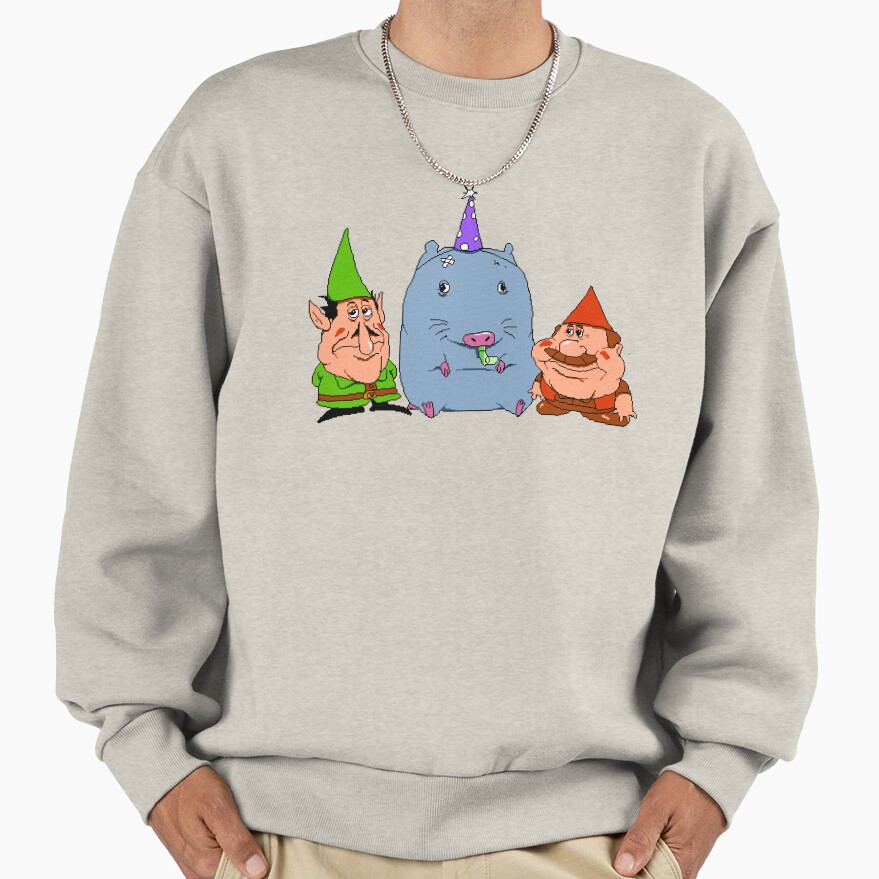 Lario Pizza Tower Gnome Forest Meme Sweatshirt - Image 3