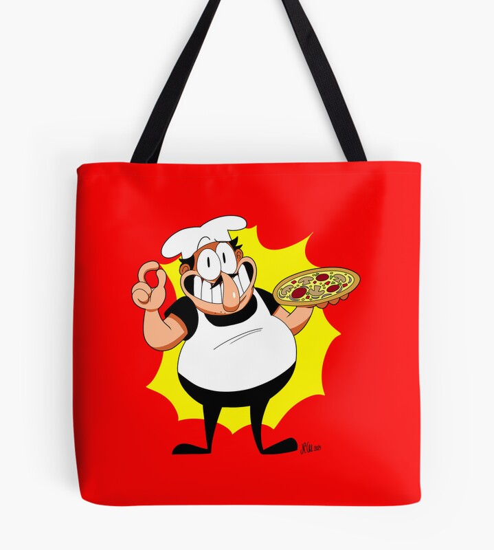 Peppino Spaghetti S Pizza Tote Bag