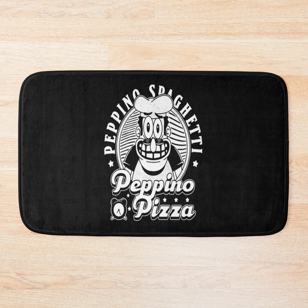 Peppino Pizza Crest Bath Mat