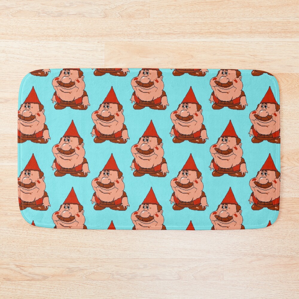 Lario 3 Pizza Tower Meme Bath Mat