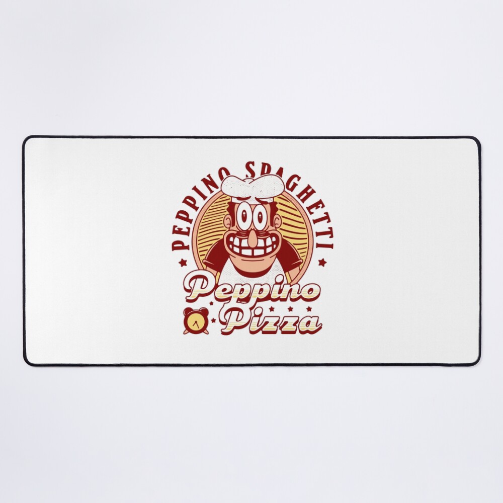 Peppino Pizza Emblem Mouse Pad