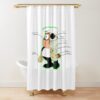 urshower curtain closedsquare1000x1000.1 11 - Pizza Tower Merch
