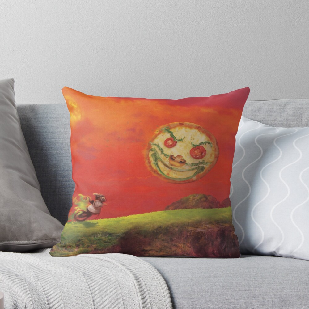 Pizza Run Limited To 20 Throw Pillow