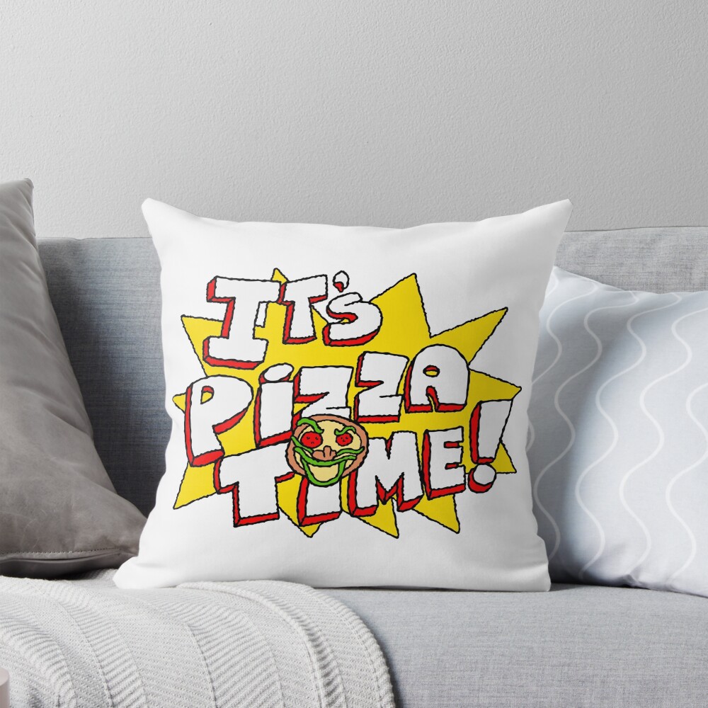 Pizza Time V2 Throw Pillow