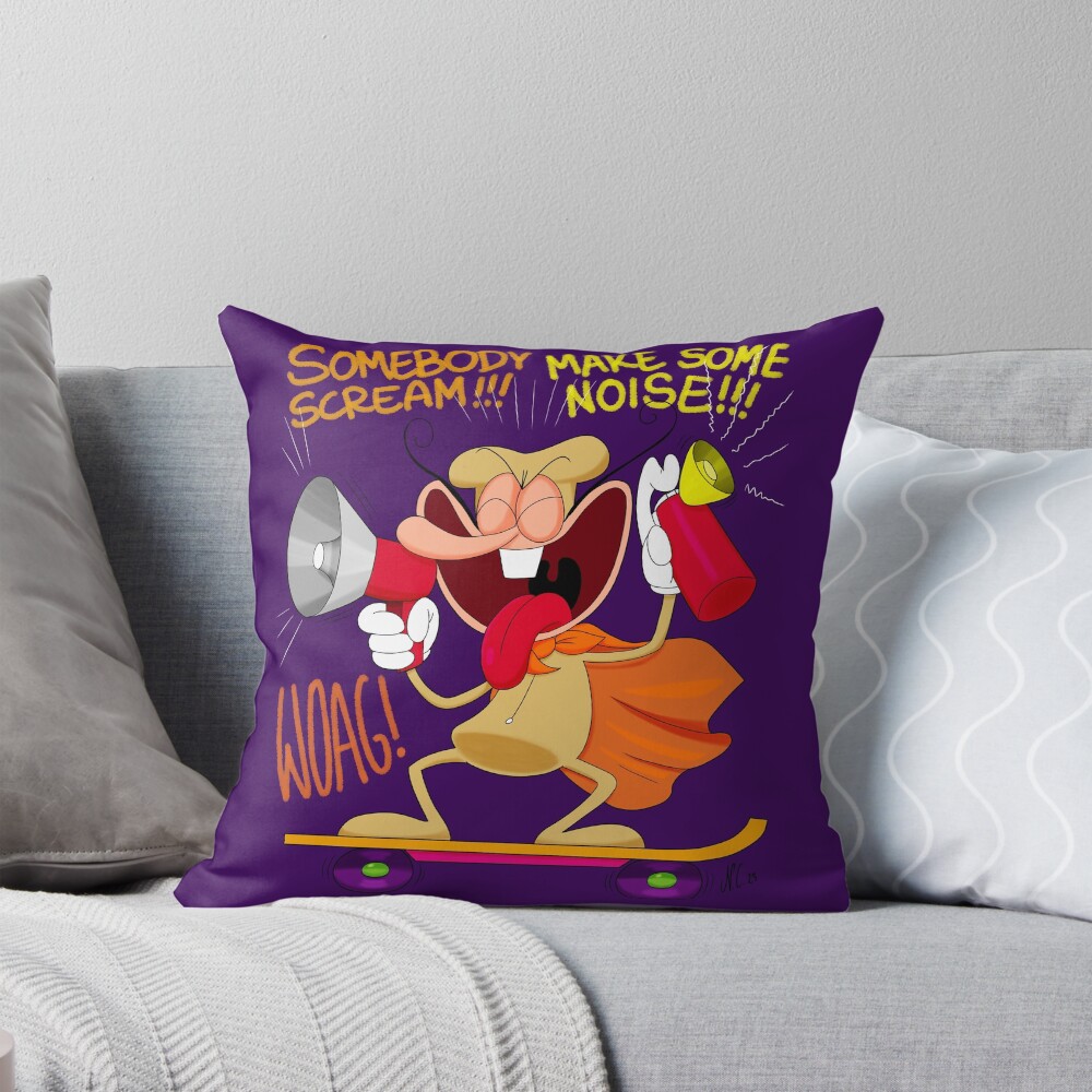 Makes Noise Throw Pillow